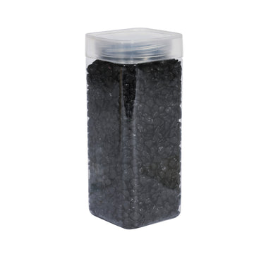 4-6mm Black Pebbles in Square Jar (900gr)