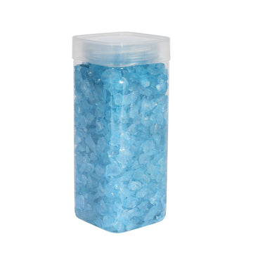 5-8mm Light Blue Glass Pebbles (750gr)