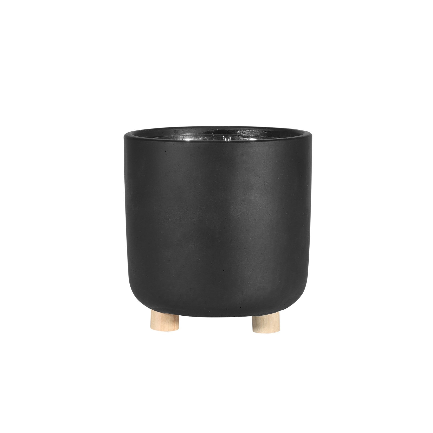 Moda Black Footed Planter (13cm x 12cm)