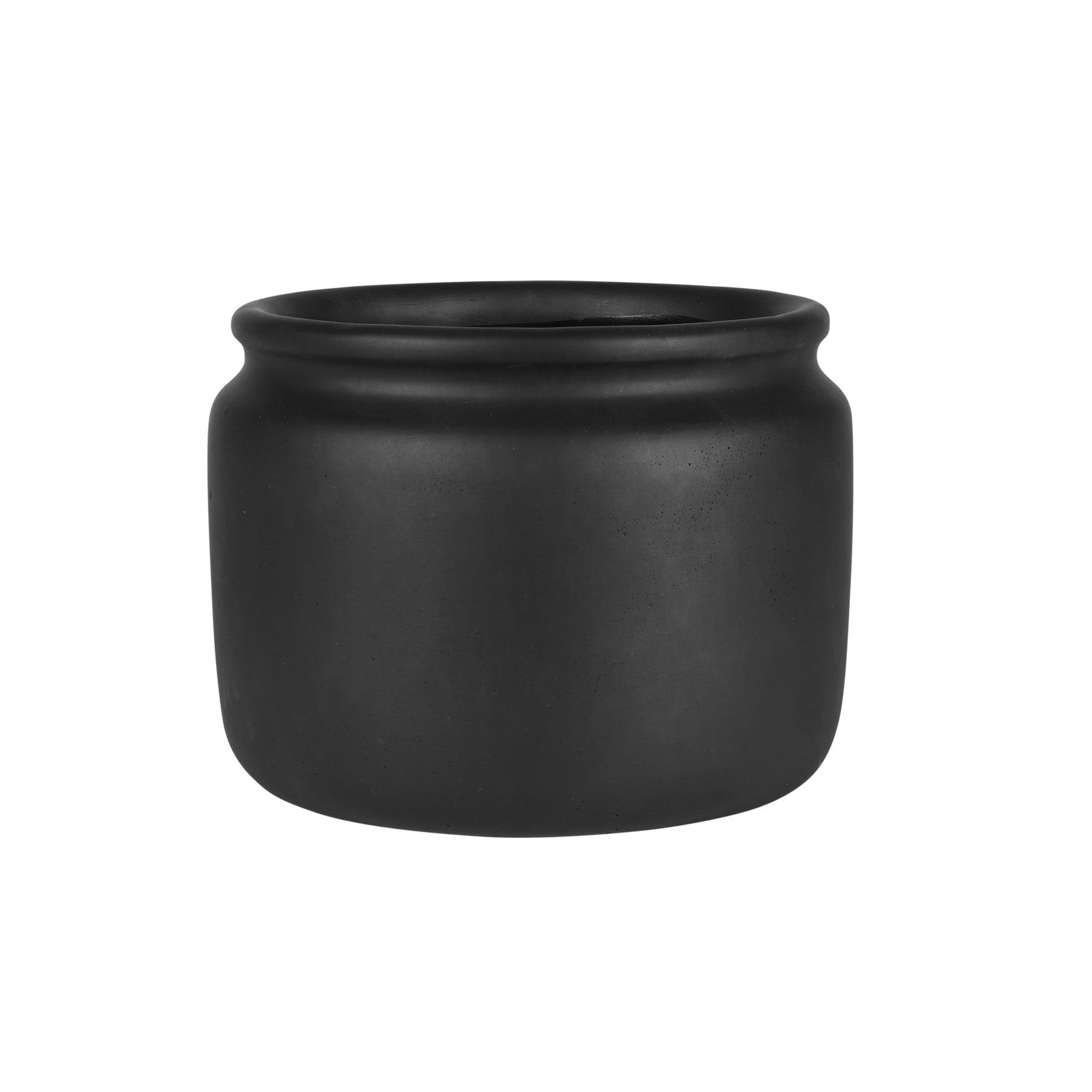 Moda Black Honey Pot Planter (15cm x 19cm)