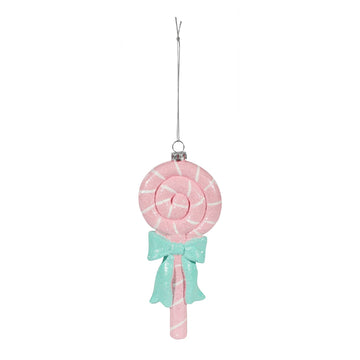 Pink Lollipop Hanging Decoration (17.5cm)