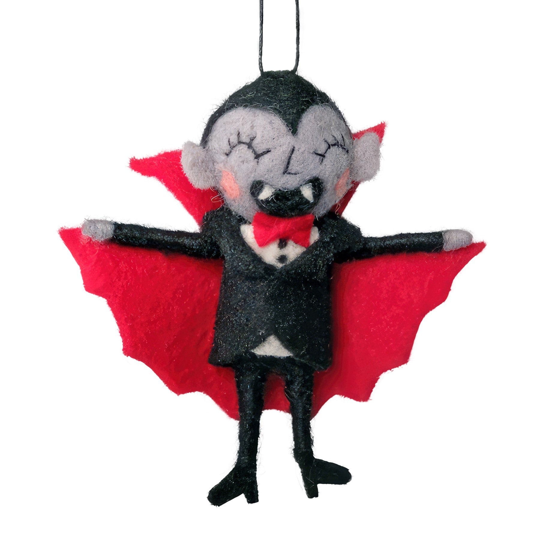 Felt Count Dracula Hanging Ornament (12cm)