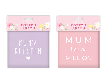 Mothers Day Cotton Apron (Assorted)