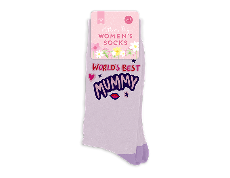 Mothers Day Ladies Socks (Assorted)