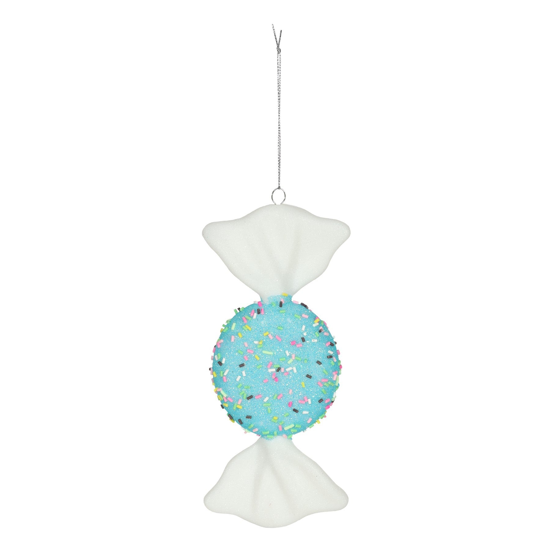 Turquoise Flat Candy Hanging Decoration (18cm)