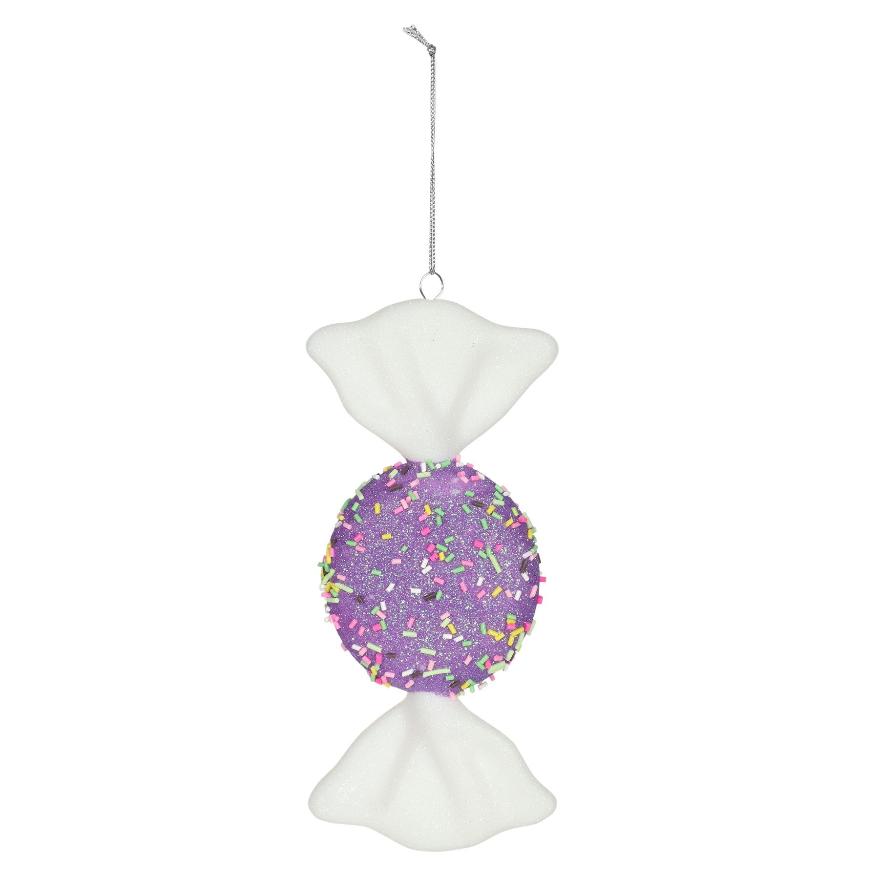 Purple Flat Candy Hanging Decoration (18cm)