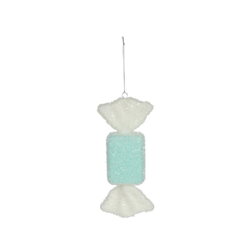 Turquoise Rectangle Candy Hanging Decoration (18cm)