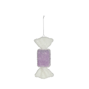 Purple Rectangle Candy Hanging Decoration (18cm)