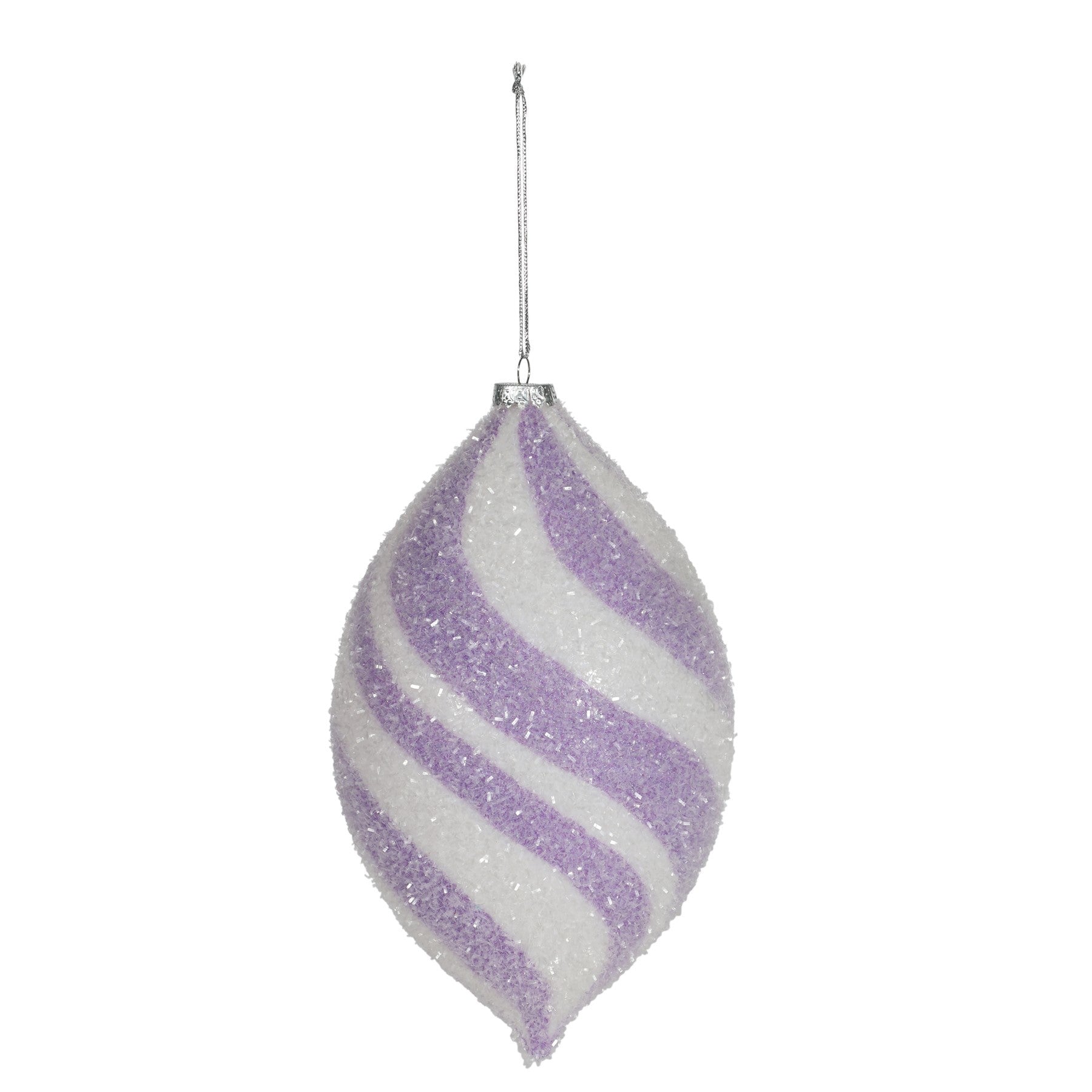 Purple Finial Hanging Decoration (27cm)