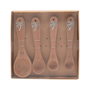 Hestia Set of 4 Measuring Spoons (Palm Tree)