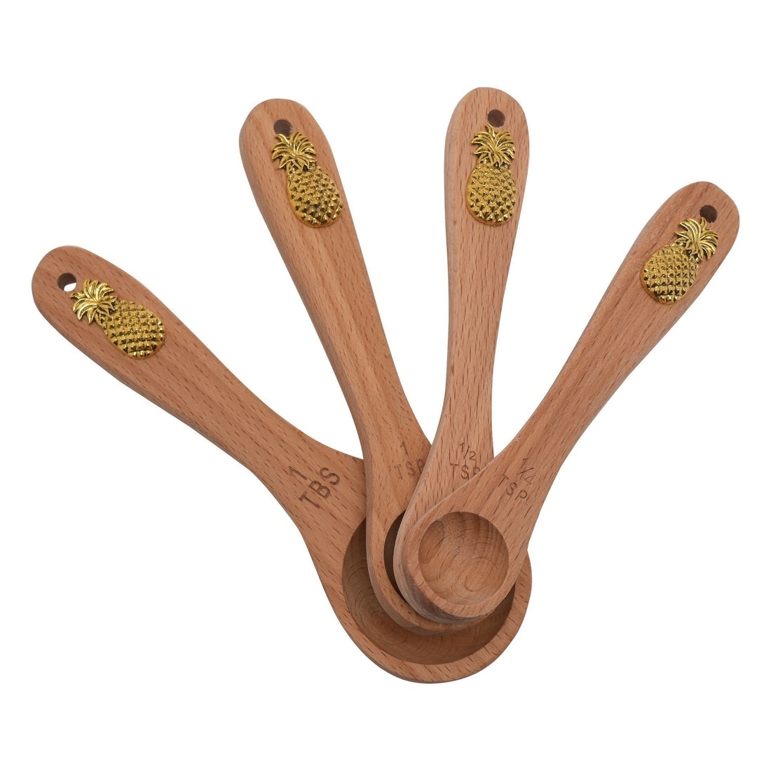 Hestia Set of 4 Measuring Spoons (Pineapple)