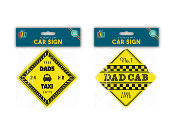 Fathers Day Car Sign