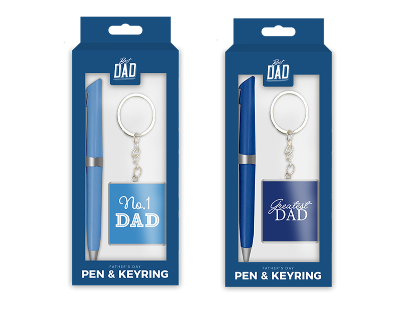 Fathers Day Pen & Keychain Gift Set