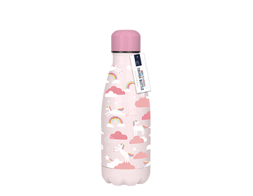 Girls Printed Metal Water Bottle (350ml)