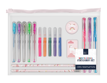 Assorted Girls Stationery Set (18 Piece)