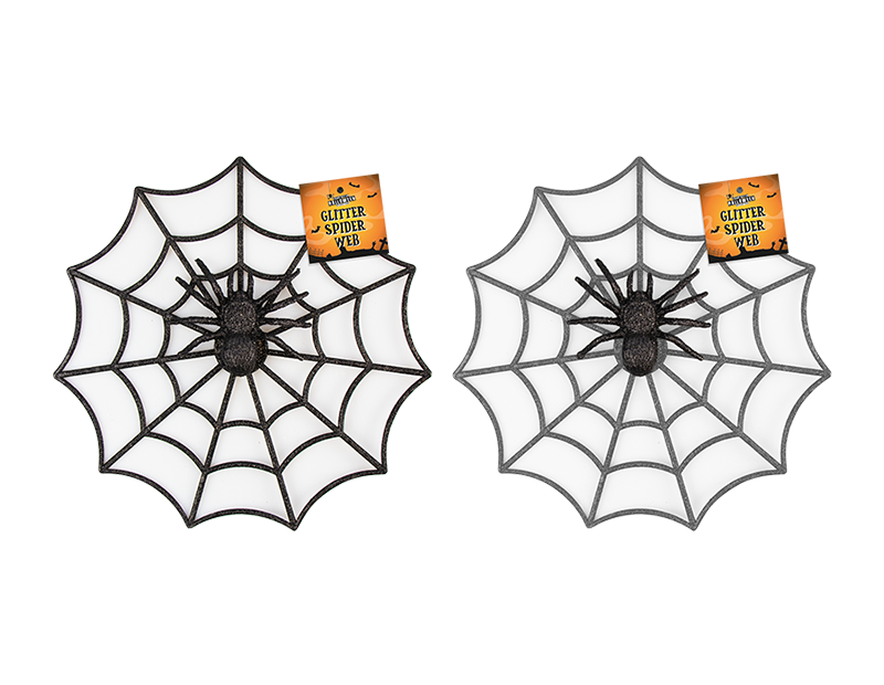 Plastic Spider Web Decoration (Assorted)