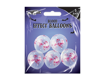 12 Inch Blood Effect Balloons (5 Pack)