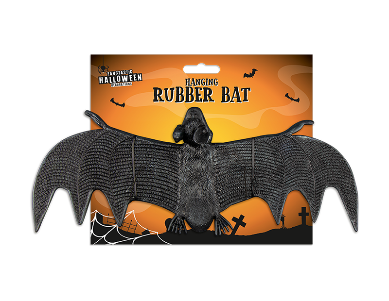 Hanging Rubber Bat (30cm)