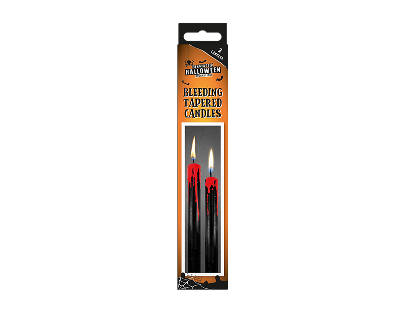 Halloween Bleeding Tapered Candles (2 Pack)