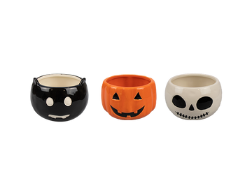 Halloween Stoneware Bowls (Assorted)