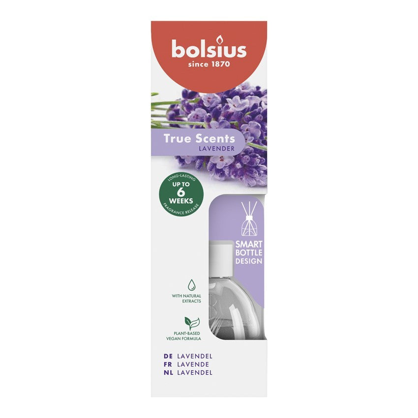 Bolsius True Scents Fragrance Diffuser- Lavender (60ml)