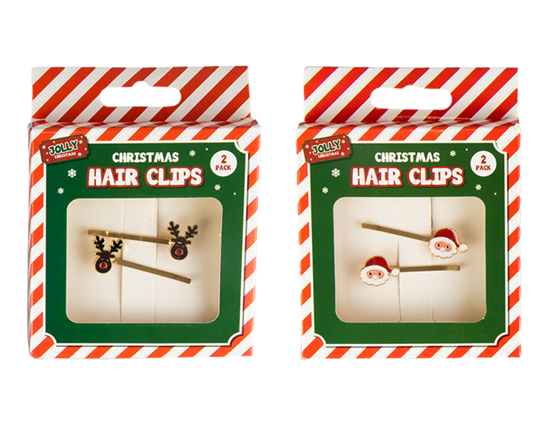 Christmas Hair Clips (Assorted)