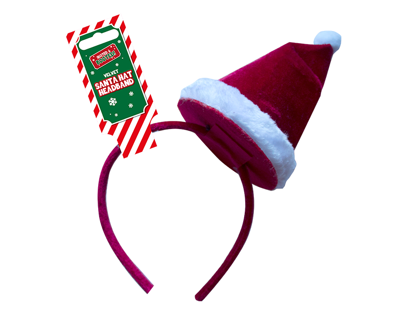 Velvet Santa Hat Headband