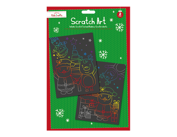 Christmas Scratch Art