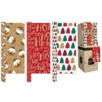 Christmas Kraft Wrapping Paper (2m)