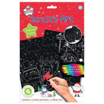 Festive Christmas Scratch Art