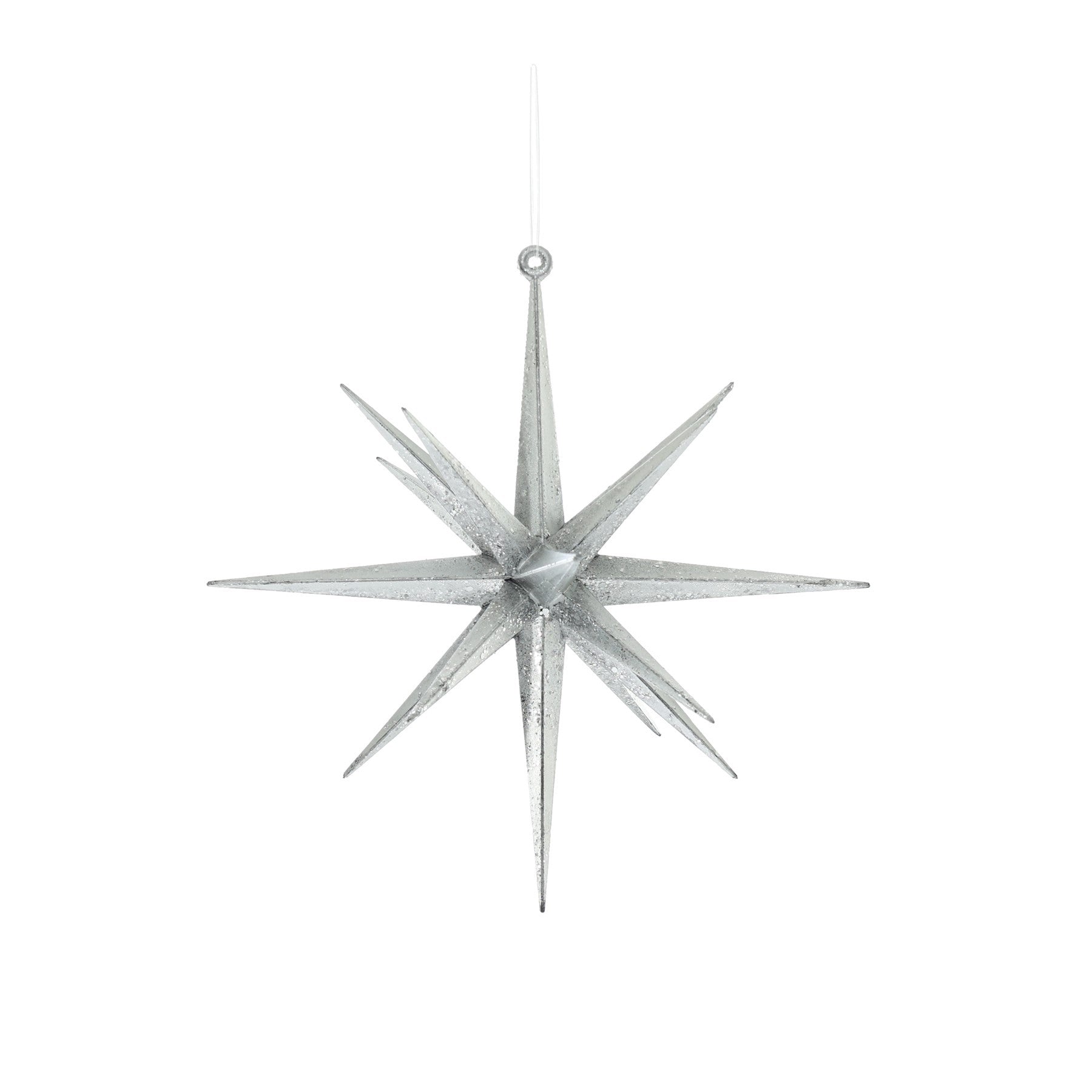 Metallic 3D Star - Silver