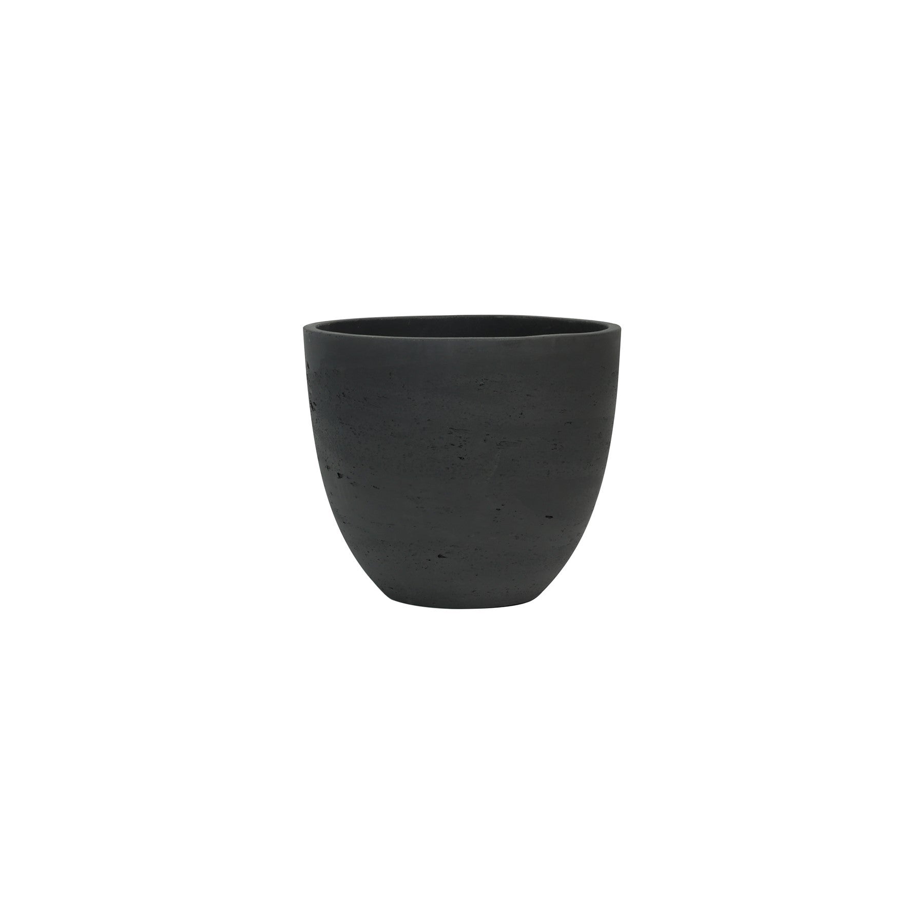 Hortus Classic Cemento Planter - H21cm x 25cm - Black