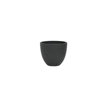 Hortus Classic Cemento Planter - H15cm x 18cm - Black