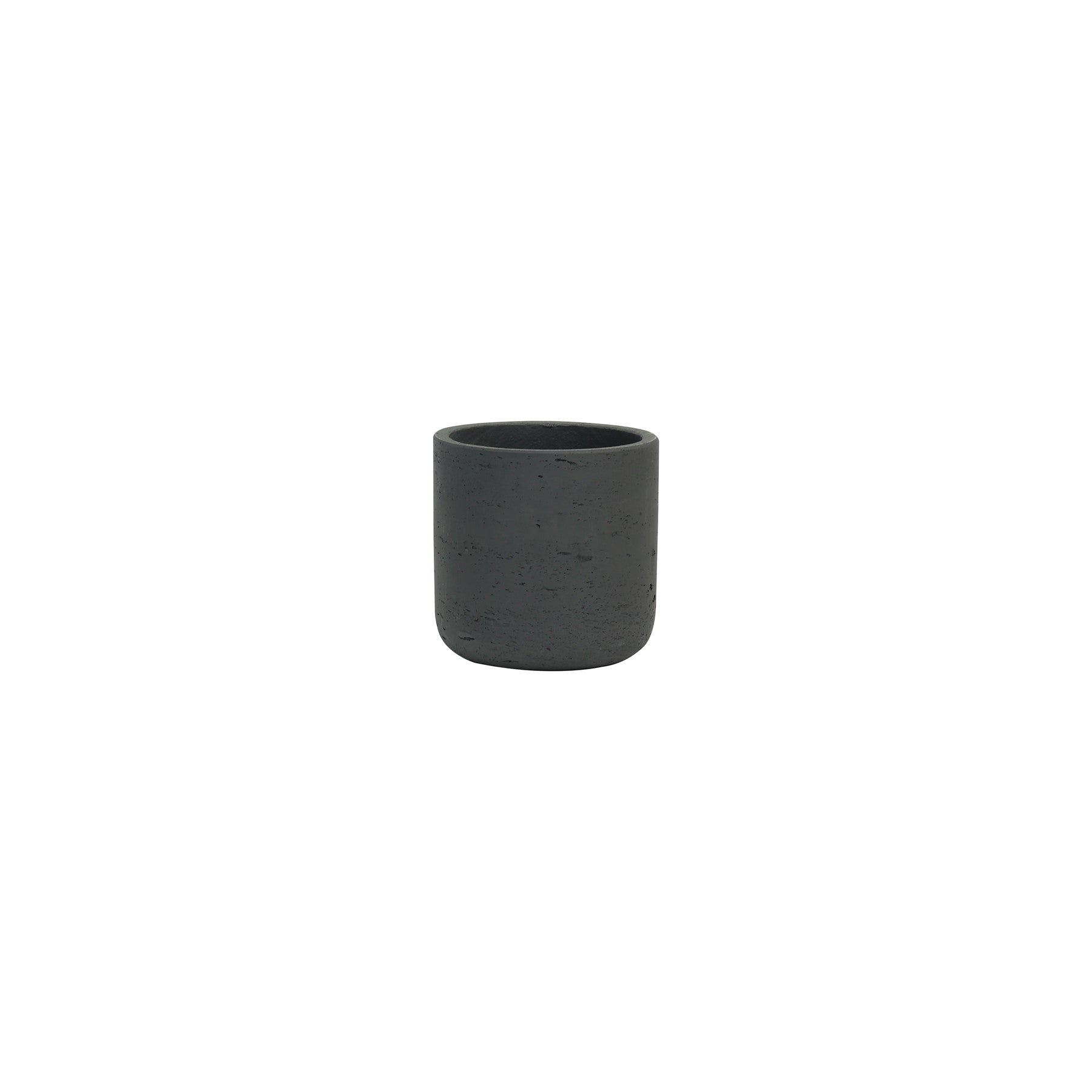 Hortus Classic Cemento Cylinder Planter - H14.5cm x 15cm - Black