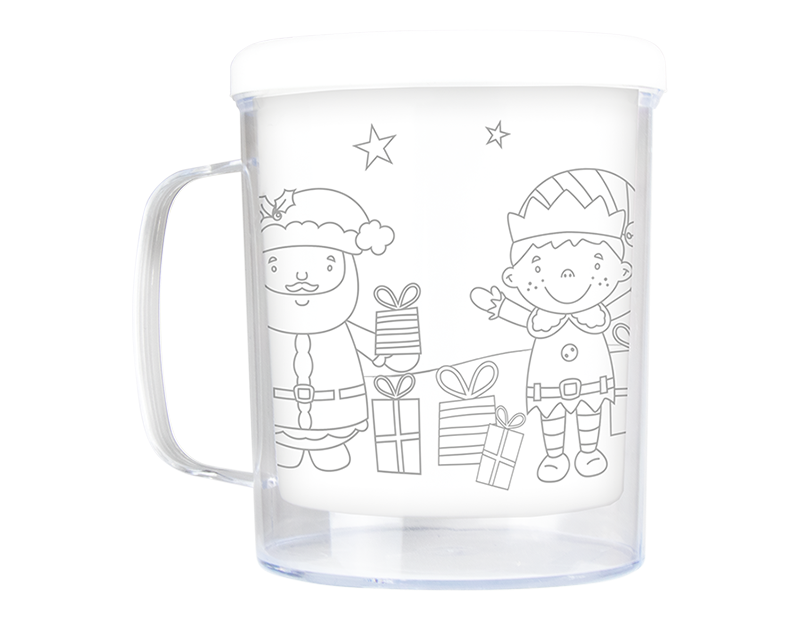 Colour Your Own Christmas Mug