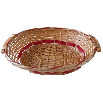 Oval Stripe Tray Basket 47cm