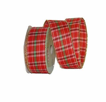 Tartan Ribbon (38mm x 10 yards)