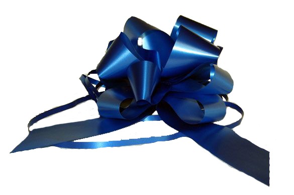 Royal Blue Pull Bow 50mm