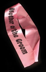 Mother of the Groom Miss Behave Sash