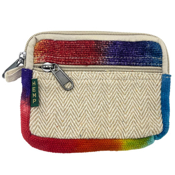 Tiedye Hemp Square Pouch