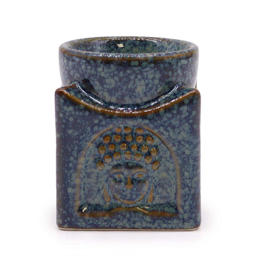 Square Buddha Burner - Dusty Blue