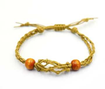 Gemstone Bracelet Cord - Sand