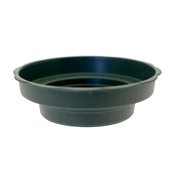 Dark Green Junior Saucer (Pack of 25)