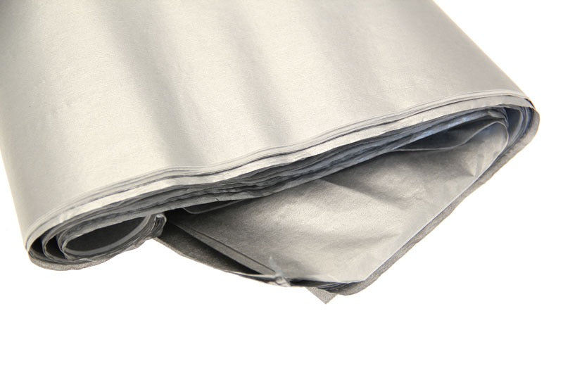 Metallic Silver Tissue Paper x 48 sheets