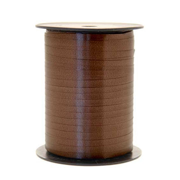 Brown Curling Ribbon