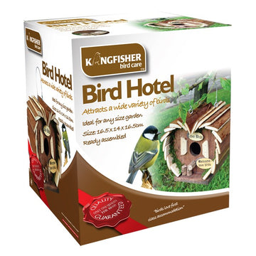 Kingfisher Wooden Bird Hotel