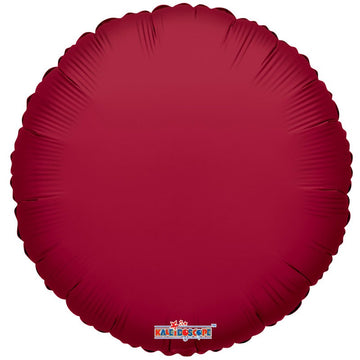 Burgundy Round Balloon