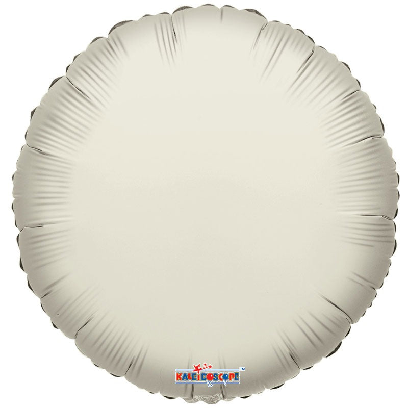 Ivory Round Foil Balloon