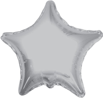 Silver Star Balloon 22inch