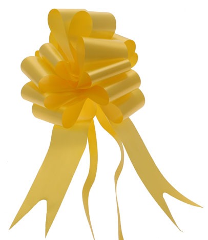 Yellow Pull bow 50mm